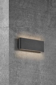 Aplica LED de perete pentru iluminat exterior modern, IP54 Kinver 26 negru 2118181003 NL