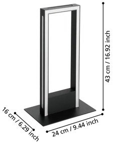 Lampă LED dimabilă de masă Eglo 99682 SALVILANAS-Z LED/16W/230V 2700-6500K