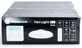 Ventilator LED dimabil de tavan Aigostar LED/40W/230V 2700-6500K alb + telecomandă