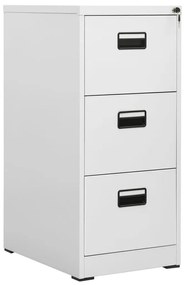 vidaXL Fișet, gri deschis, 46x62x102,5 cm, oțel