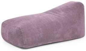 Fotoliu bean bag mov cu tapițerie din catifea reiată Snug 130 – SLOWDOWN