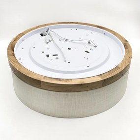 Plafonieră Brilagi BELLADONNA 3xE27/15W/230V d. 50 cm crem/stejar