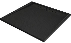 Mexen Amon cădiță pătrată SMC 90 x 90 cm, negru - 4F709090