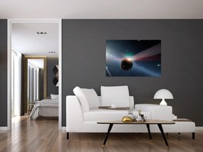 Tablou cu planetă mică (90x60 cm)