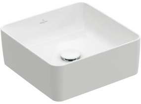 Lavoar pe blat, Villeroy&amp;Boch Collaro, material TitanCeram, 38x38cm, Alb Alpin, 4A213801