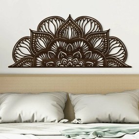 DUBLEZ | Mandala din lemn pentru spațiul de deasupra patului – Răsărit de soare