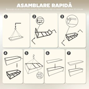 HOMCOM Bancă de Depozitare de 84L, din Țesătură cu Efect de Catifea și Oțel, 112x42x40 cm, Bej | Aosom Romania