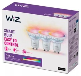 SET 3x bec LED RGBW dimabil WiZ PAR16 GU10/4,7W/230V 2200-6500K Wi-Fi