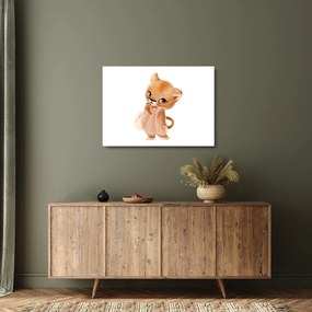 Tablou pe sticlă - Animăluț în acuarelă N⁰6 (70x50 cm)