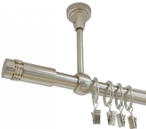 Galerie simpla prindere tavan xantos 19 mm inox (Alege marime: 200 cm)