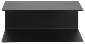 Raft dublu de perete din metal Actona Joliet, lățime 35 cm, negru