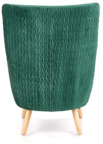 Fotoliu tapitat Ravel Velvet verde – H100 cm