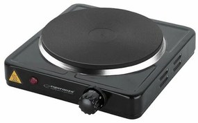 Plita electrica Esperanza Pinatubo EKH002K 1500W 18.5 cm Neagru