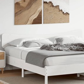 844762 vidaXL Tăblie de pat, alb, 200 cm, lemn masiv de pin