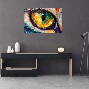 Tablou - Ochi de pisică Pictură (90x60 cm)