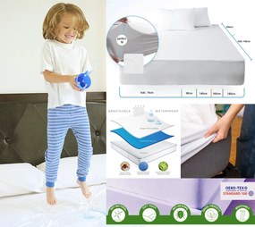 Husa protectie saltea 200x200 impermeabila bumbac 100%