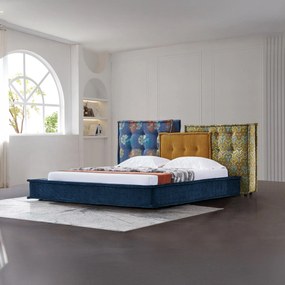 Pat dormitor dumonde, tapitat Odyssey 180x200 cm