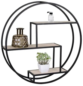 Etajeră rotundă de perete House Nordic Rotterdam, ø 60 cm