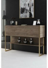 Comodă Luxe Walnut and Gold