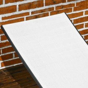 Outsunny Set de 2 Șezlonguri Rabatabile pe 5 Niveluri, Șezlonguri din Aluminiu și Țesătură Respirabilă, 66x165x102 cm, Albastru | Aosom Romania