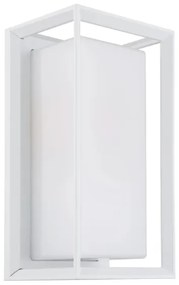 Aplică de exterior Globo 31982W LOGANA 1xE27/60W/230V IP44 alb