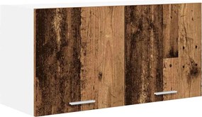 vidaXL Dulap suspendat cu ușă Lemn vechi 80 x 31 x 40 cm Lemn compozit