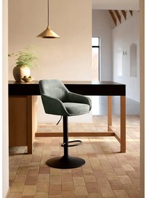 Scaune de bar verzi 2 buc. (înălțime șezut 69 cm) Avola – Unique Furniture