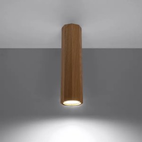 Spot ZEKE 1xGU10/40W/230V 30 cm stejar Sollux SL.1034