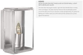 Aplica de perete exterior stil clasic IP44 Box 8204SS SRT