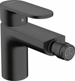 Baterie bideu Hansgrohe Vernis Blend monocomanda negru mat cu ventil Pop-Up