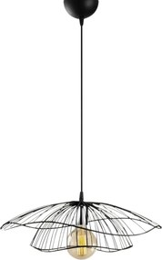Lustra TEL 6500, negru, metal, 50x111 cm