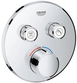 Grohe SmartControl Baterie dus cu 2 iesiri, rotunda