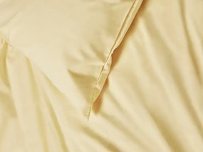 Lenjerie de pat din bumbac CALMORA galben deschis Dimensiune lenjerie de pat: 2 buc 70 x 90 cm | 160 x 200 cm