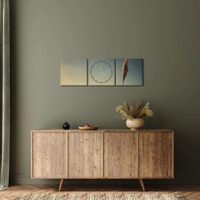 Tablou - Iarba (cu ceas) (90x30 cm)