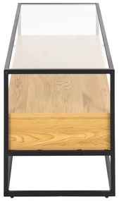 Comodă de televizor ZEIN stejar/negru