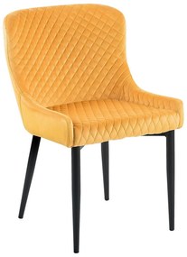 Set 2 buc. scaune pentru sufragerie Soho (galben). 1010072