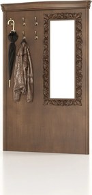Cuier lemn masiv pentru hol Celisea, 140 × 19 × 220 cm - Ivoire