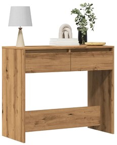vidaXL Măsuță consolă, stejar artizanal, 89x41x76,5 cm, lemn prelucrat