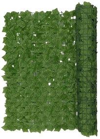 Paravan pentru balcon verde din plastic 300x100 cm Ivy – Maximex