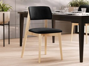 Scaun sufragerie KD 63 C (Fag + Negru) . 1103446