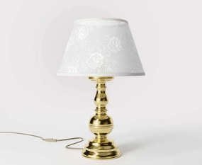 Lampa de masa clasic elegant din alama masiva Flemish
