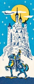 Ilustrație Knight going to a castle, CSA Images