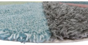 Covor pentru copii lavabil/țesut manual din lână ø120 cm Pie Chart – Lorena Canals