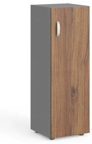 Dulap mediu Manager 39,9 x 42,2 x 119,5 cm, dreapta, nuca warmia / gri