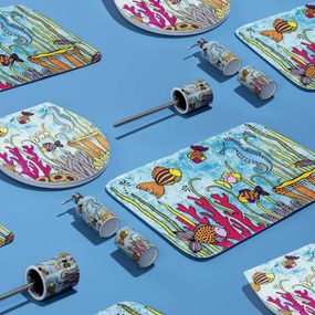 Covoraș de baie Wenko Rollin'Art Ocean Life, 45 x 70 cm