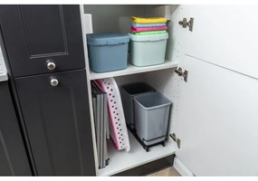 Coșuri de gunoi din plastic cu 2 recipiente de 20 l - Addis
