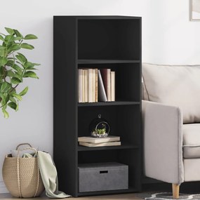vidaXL Dulap înalt, negru, 50x41x124 cm, lemn prelucrat