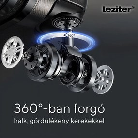 TraveLux Max X gurulós bőrönd szett fekete