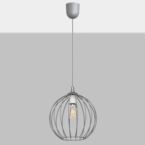Lustră pe cablu MERCURE 1xE27/15W/230V gri