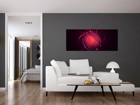 Tabloul modern cu abstacțiune (120x50 cm)